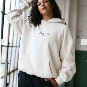 The Walk Stories “The Living Sweatshirt” Christian Hoodie | Cream | M | NWT